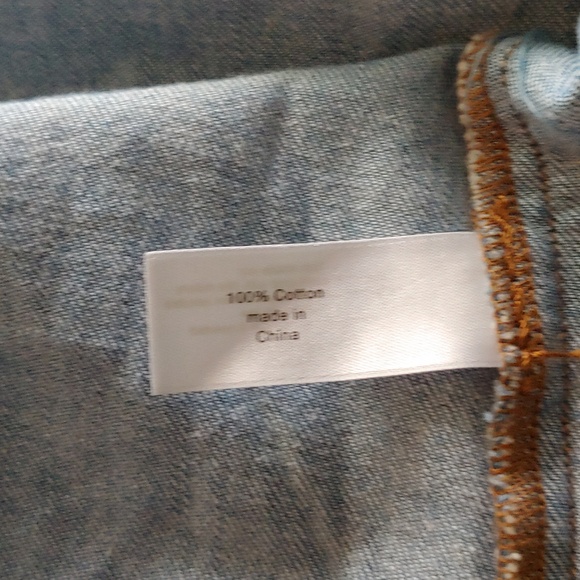 Lane Bryant Blue Ombre Denim Shirt - Picture 6 of 6